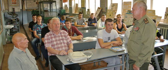 Прошел урок мужества посвященный Дню ВДВ