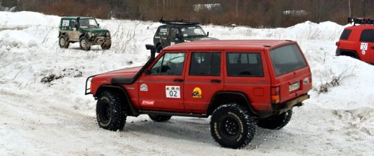 Соревнования на внедорожной гонке «Лебедушкино озеро»