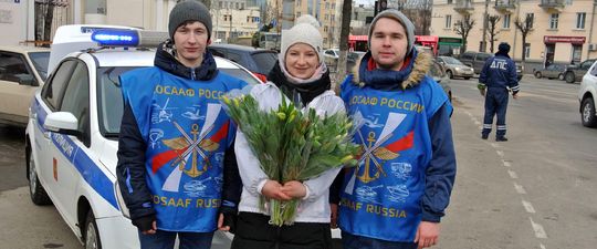 Акция «Весна! Цветы!» в преддверии 8 марта